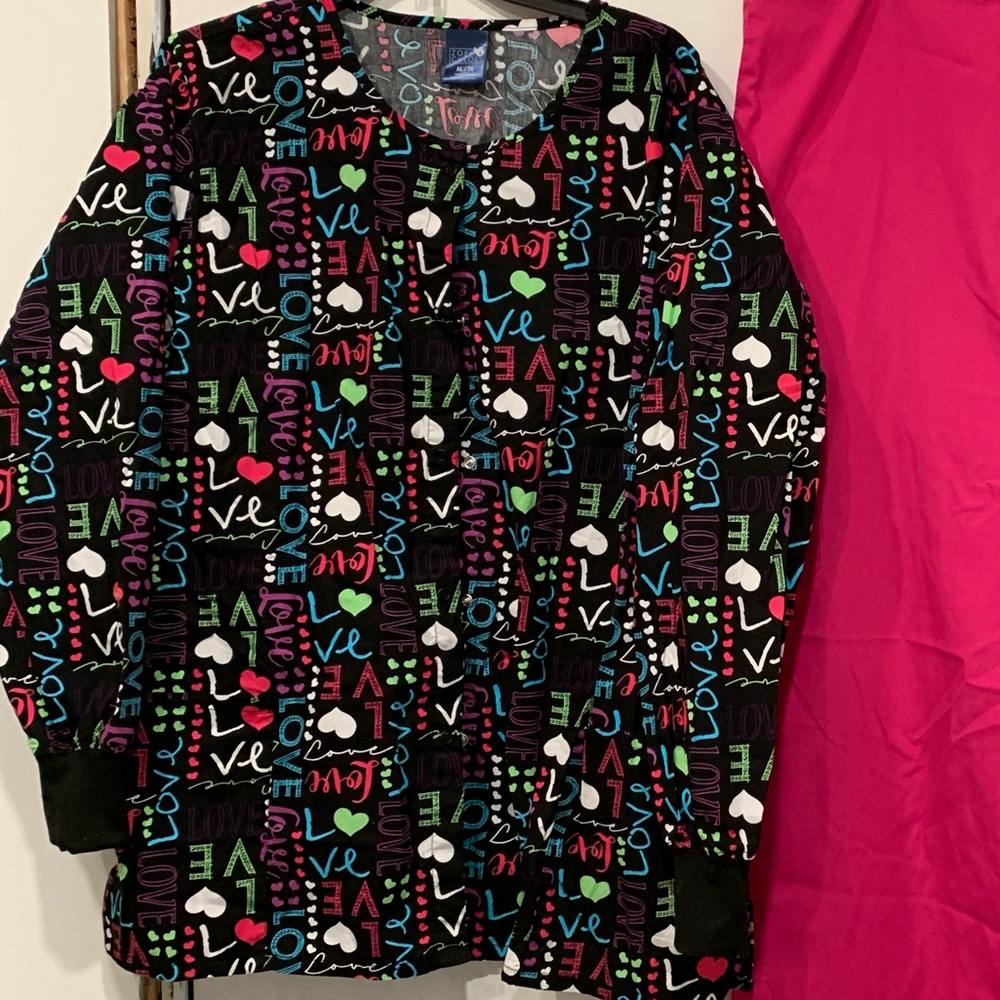 Zoe and Chloe Scrub Jacket